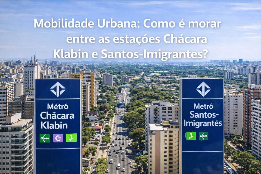 Mobilidade Urbana: Como é morar entre as estações Chácara Klabin e Santos-Imigrantes?