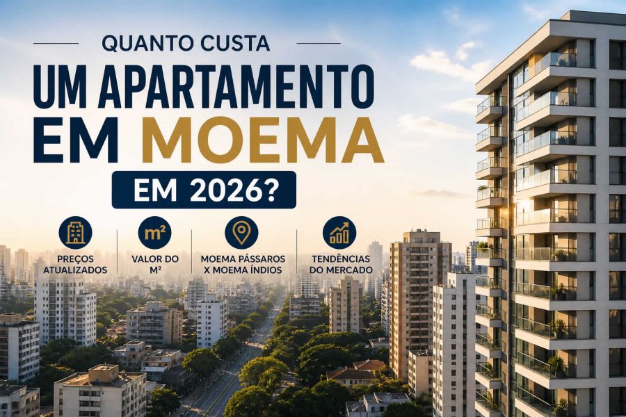Quanto custa um apartamento em Moema em 2026?