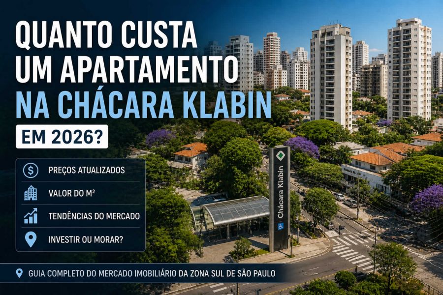 Quanto custa um apartamento na Chácara Klabin em 2026?